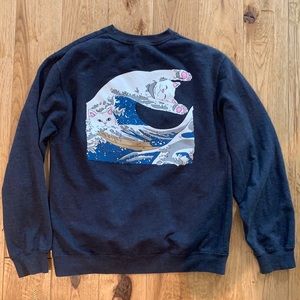 Navy Blue Rip n Dip Crewneck